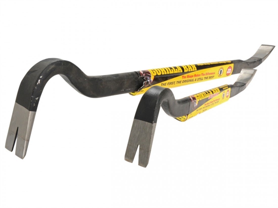 Roughneck Gorilla Bar Twin Pack – 14in (356mm) & 24in (610mm) Drop Forged & Heat Treated Premium Wrecking Bars — image 1