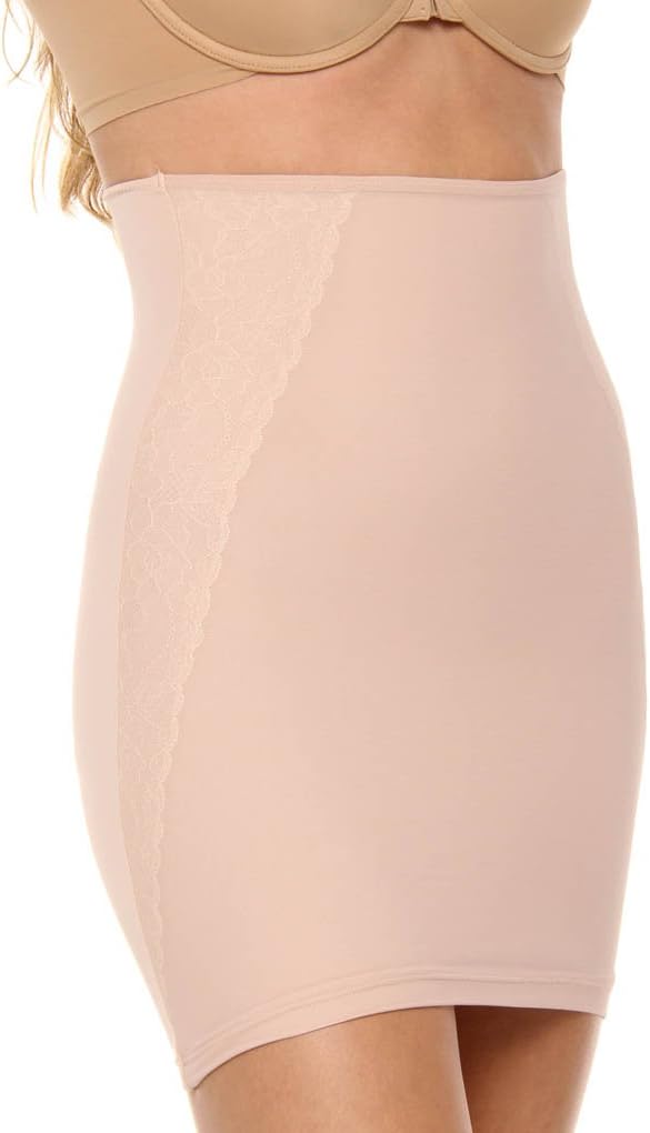 Assets by Sara Blakely Women's Luxe & Lean 1/2 Slip Rose Dust Body Shaper