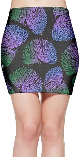 VDF Skirt Spyderco Knives Lover Women Modern Pencil Skirts Above Knee Mini Skirts
