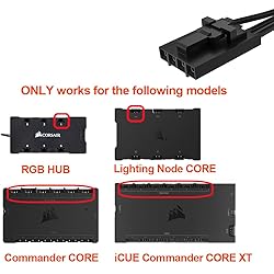 4 Pin to 3 Pin RGB Adapter for Corsair RGB