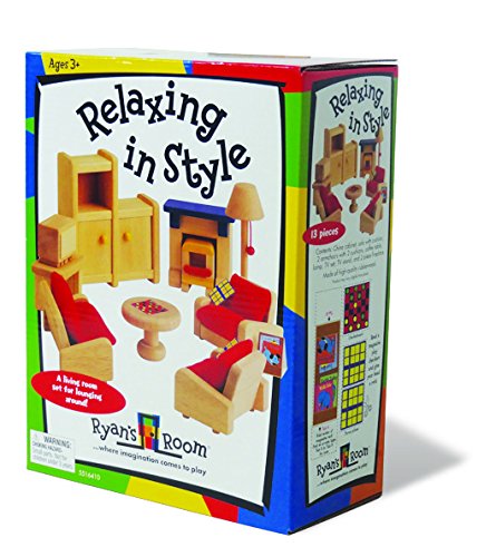 Small World Toys Ryan's Room Wooden Doll House