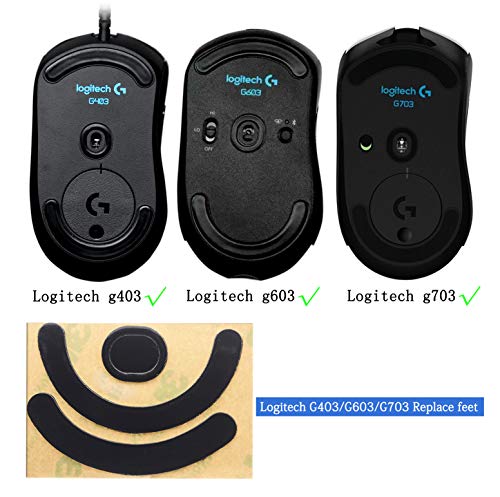 Quartet trade Mouse Skatez/Mouse Feet for Logitech G403,G603,G703 Mouse（2 Sets）） - Thumbnail 5