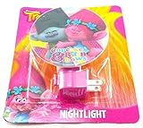 Dreamworks Trolls Branch & Poppy Cupcakes & Rainbows Pink Night Light