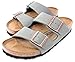 Birkenstock Arizona 2-Strap Women's Sandals in Stone Birko-Flor