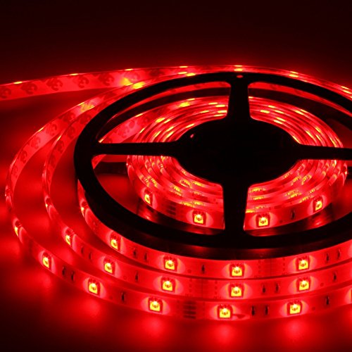 Generic 3528-120D-IP65 LED Strip Light, Waterproof LED Flexible Light Strip 12V with 600 SMD LED,Red