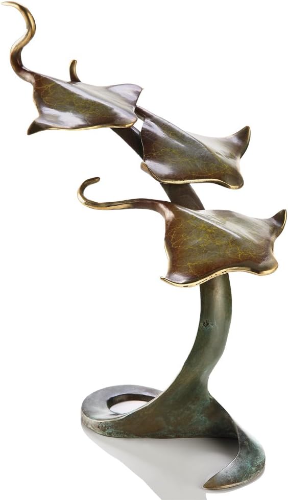 Triple Sting Rays Figurine