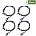 UEETEK 4 Pcs Bipolar Stepper Motor Cables 100 cm Long for NEMA 17 Used in Reprap 3D Printers CNC Machines
