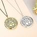 Satr and Sea Vintage Life of Tree Locket Album Pendant Necklace (Silver)