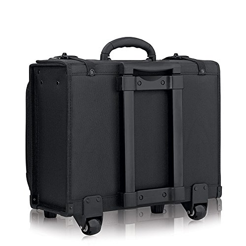 Solo 17.3" Laptop Rolling Catalog Case, Hanging File System, Black New