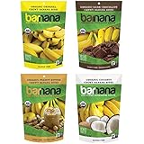 Barnana Organic Chewy Banana Bites Variety Pack, 4 Count