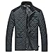 Lesmart Men's Padded Jackets Short Stylish Pocket Coat for Spring Autumn Winter
