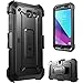 SUPCASE Unicorn Beetle Pro Series Case Designed for Galaxy J3 Emerge, Full-body Rugged Holster Case with Built-in Screen Protector for Samsung Galaxy J3 Emerge (2017 Release) (Black)