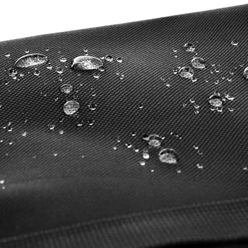ZTZ 50L Waterproof Bicycle Panniers, Made of High Density 600D Polyester for One. The Bicycle Saddle Bag Comes with a Reflective Trim and a Cover (Black)