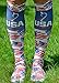 Hocsocx USA Under Sock Rash Guards for Soccer Ice & Field Hockey Moisture Wicking Liners for Hiking Skiing | Medium