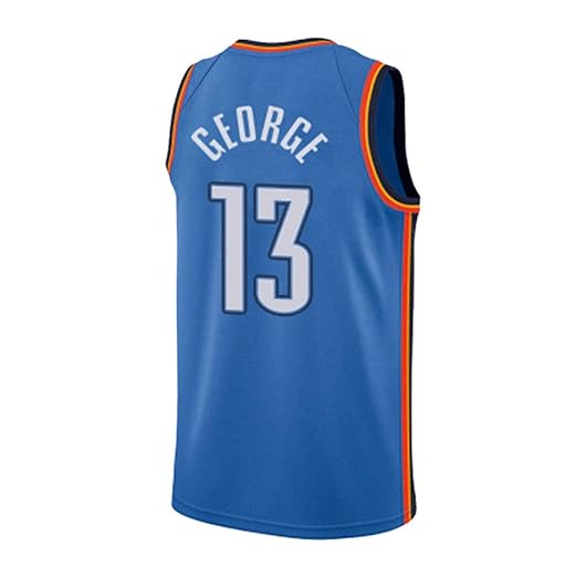 Wo nice Camiseta de Baloncesto Thunder Team Weschavis # 0 George ...