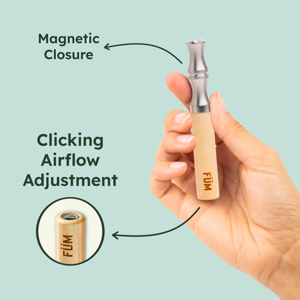 Prominent Flavored Air Device | Naturally Switch from Bad Habits | Maple Barrel and Stainless Steel Mouthpiece