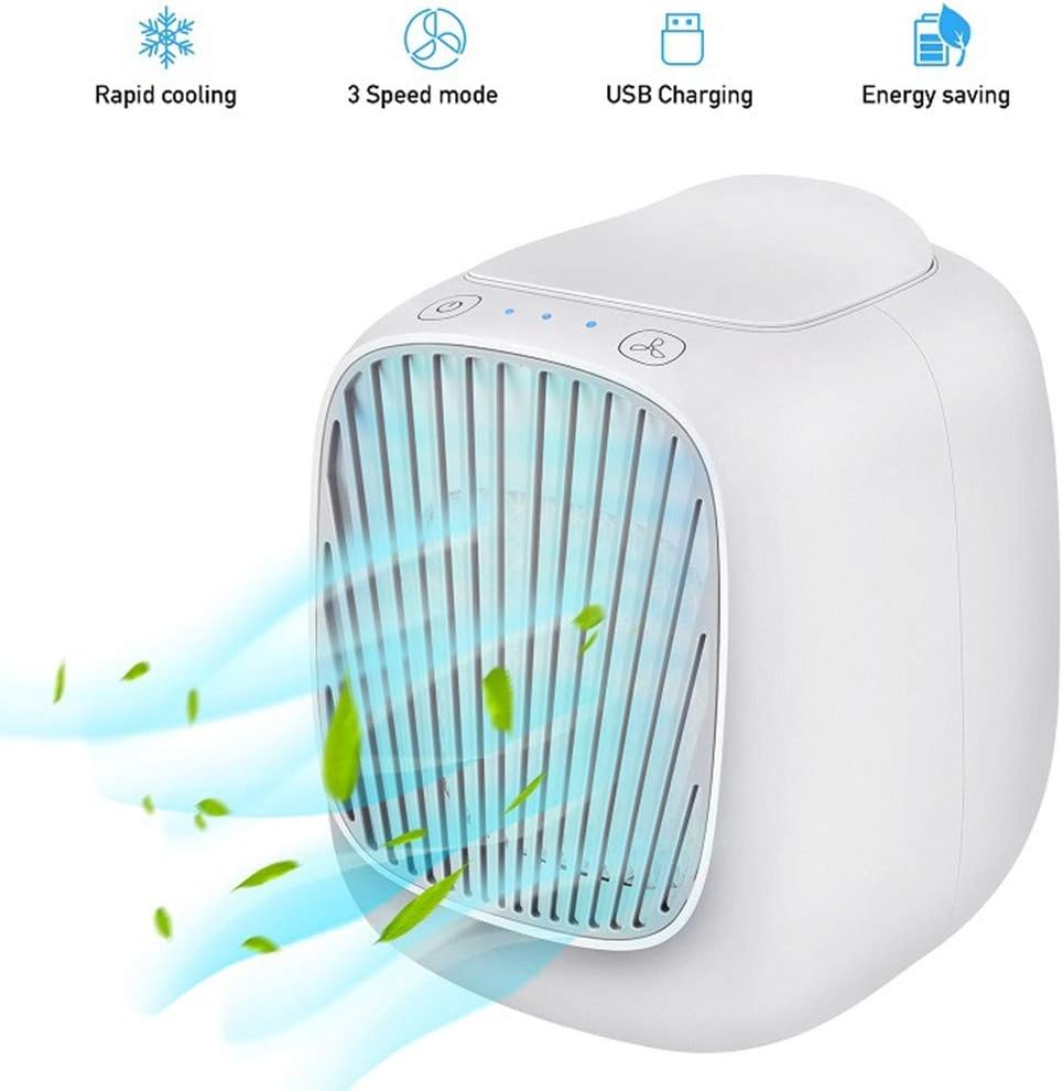 SLZ Mini Air Cooler, Mobile Air Conditioner USB Portable Small Air