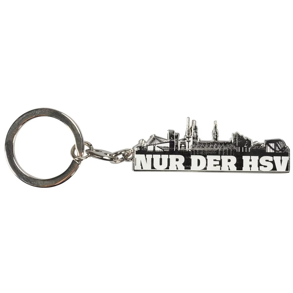 HSV Hamburger SV Skyline Keychain, Multicolored, 16.5 x 7.3 cm