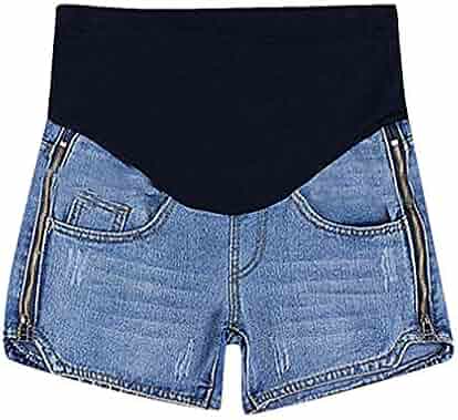 high waisted elastic shorts