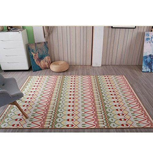 Fashion Geometry Home Rugs - MeMoreCool Seven Patterns No Fading Anti-slipping Simple Style Living Room Tea Table Carpets 31 X 47 Inch