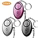 Personal Alarm, 140db SLB Emergency Self-Defense Security Alarm Keychain with Mini LED Light for Women Girls Elderly Safety, CE Certified (3 Pack) (Mixed Color)