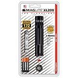 Maglite XL200 LED 3-Cell AAA Flashlight, Black
