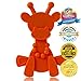 Baby Teething Toy Extraordinaire - Little Bambam Giraffe Teether Toys by Bambeado. Our BPA Free Teethers Help take The Stress Out of Teething, from Newborn Baby Through to Infant - Orange