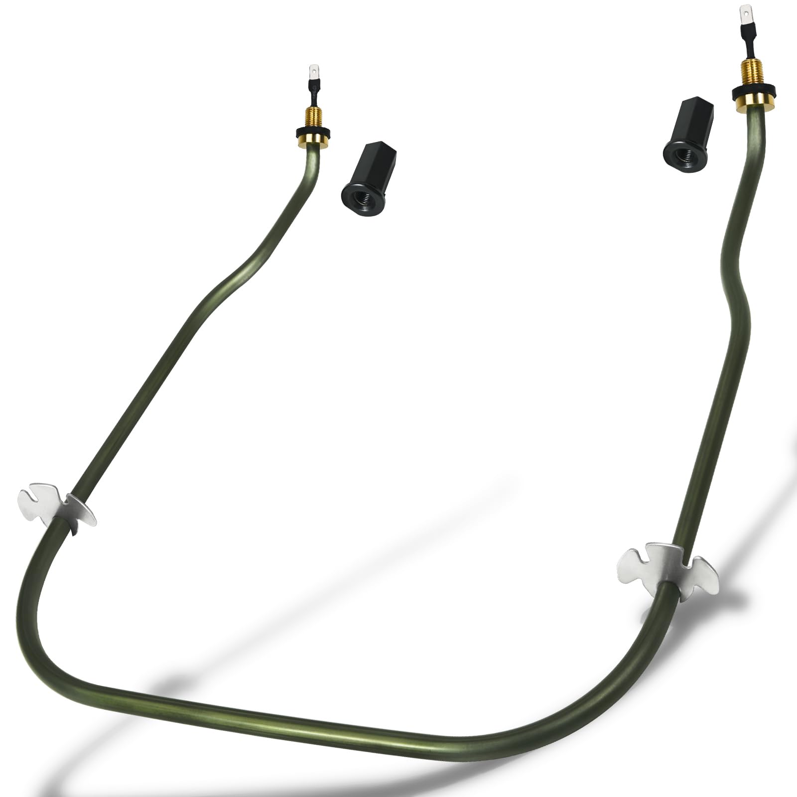 Photo 1 of W11537778 Dishwasher Heating Element with W11538351 Terminal Nuts Replace W11537778 W11412298 W11536143 W11536777 W11537777 AP7014587 Compatible with Kenmore Jenn-Air KitchenAid Maytag Whirlpool