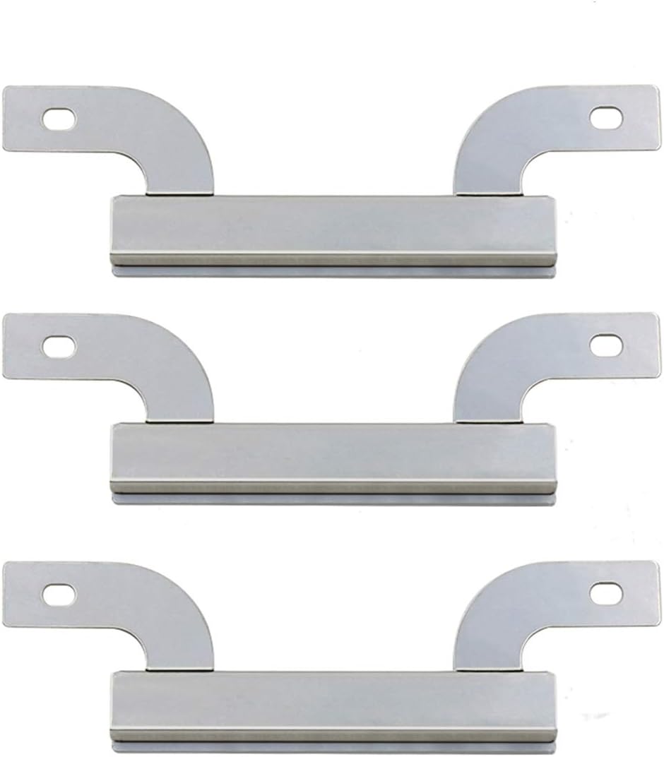 GFTIME Replacement Stainless Steel Crossover Tube for Select Gas Grill Models FirePlus, Fire Mountain, Char-Broil, CosmoGrill, Campingaz and Other Model Grills (3 Pack 193.6mm)