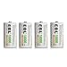 EBL Rechargeable Batteries Combo (2Pcs AA, 2Pcs AAA ， 2Pcs C, 2Pcs D 2 Pcs 9V) and LCD Ni-MH Ni-CD AA AAA C D 9V Battery Charger
