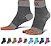SB SOX Compression Foot Sleeves for Men & Women - Best Plantar Fasciitis Socks for Plantar Fasciitis Pain Relief, Heel Pain, and Treatment for Everyday Use with Arch Support (Gray, Small)