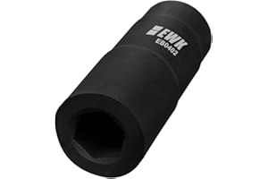 EWK 19mm Heavy-Duty Harmonic Balancer Socket, Impact-Rated Crankshaft Bolt Removal Tool for Honda & Acura Engines, Reinforced Alloy Steel for Safe, Fast Pulley & Timing Service