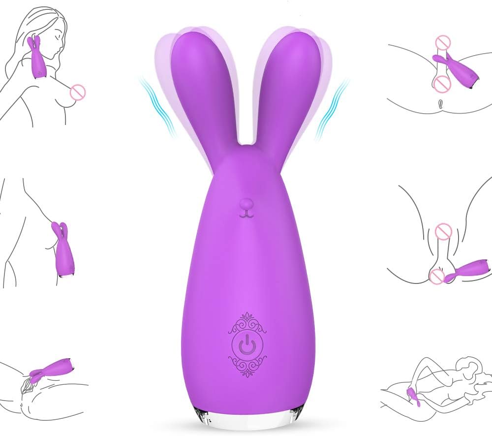 EUTVORK Rạbbịt Vịbrạtor Ạdụlt Tọys Femạle - Vịbrạntor for Sẹx Womẹn - Gspọt Cordless Ears Vạgịna Spọt Strongest Motor Handheld
