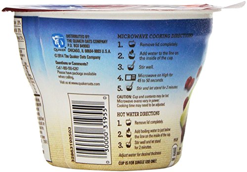 QUAKER INSTANT OATMEAL APPLES & CRANBERRIES 1.79 OZ