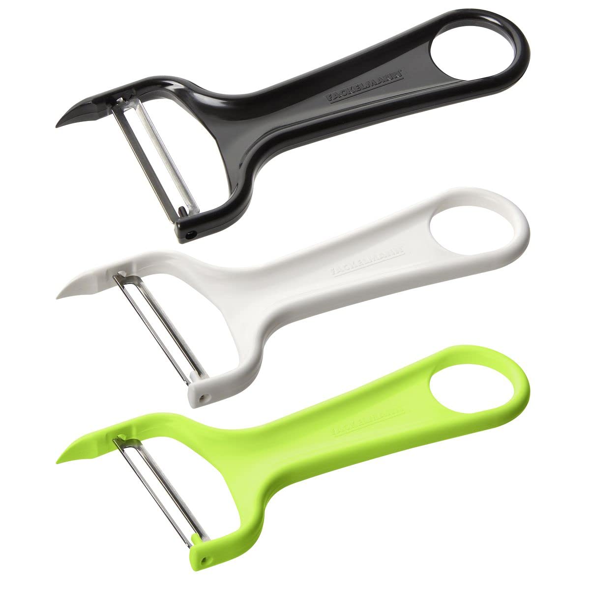 Fackelmann vegetable peeler/non-corrosive/14 cm assorted colours