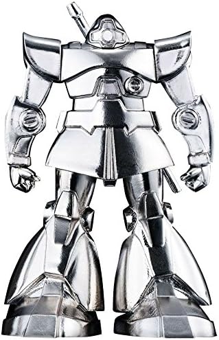 Ms-09B Dom Silver Color]: 2.8" Gundam X Tamashii Nations Absolute Chogokin Die-Cast Micro Statue Figurine (Gm-10)