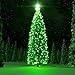 Anxus Solar String Lights, 100 LEDs Green Starry String Lights, Copper Wire Solar Lights Ambiance Lighting for Outdoor, Gardens, Homes, Dancing, Christmas Party (2 Pack)