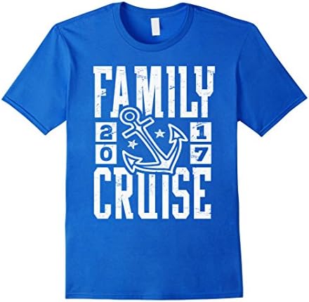 Men's Family Cruise 2017 Shirt Group Vacation Summer Gifts TShirt XL Royal Blue