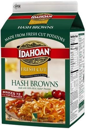 Amazon Com Idahoan Fresh Cut Premium Hash Browns 1 Carton