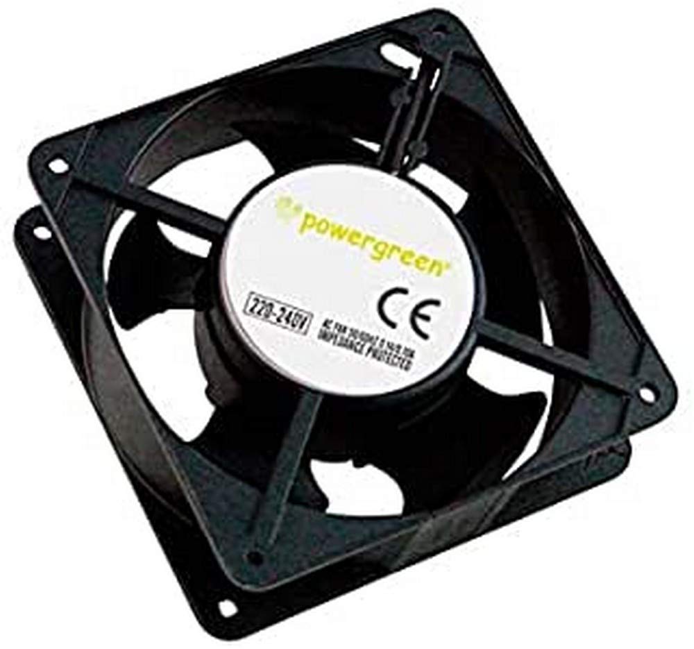 Powergreen RAC-00002-ST – Fan for Cabinet Rack, 12 cm