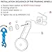 RoyalBaby Stargirl Kids Girls Bike Bicycle with Basket Training Wheels Kickstand 16 Inch Blue