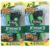 Schick Xtreme 3 Disposable Razors 6 Count (Pack of 2)