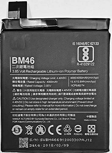Sagar Trading Compatible Battery for BM46 4000mAh Redmi Note 3 / Note 3 Pro