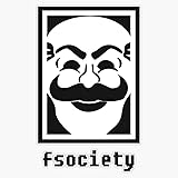 F society - Mr. Robot Decal Vinyl Bumper Sticker 5"