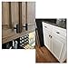 Peaha T Knobs for Cabinets - Black Drawer Knobs 5 Pack PHJ22BK - Kitchen Cabinet Knobs