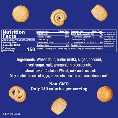 ROYAL DANSK DANISH BUTTER COOKIES, PREMIUM ASSORTED COOKIES MADE WITH REAL BUTTER, GREAT FOR SHARING AND HOSTING, 24 OZ