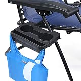 Go Yeah Zero Gravity Multi-Functional Mini Tray with Mobile Device Slot,Cup Holders and Snack Housing for Zero Gravity Leisure Chair