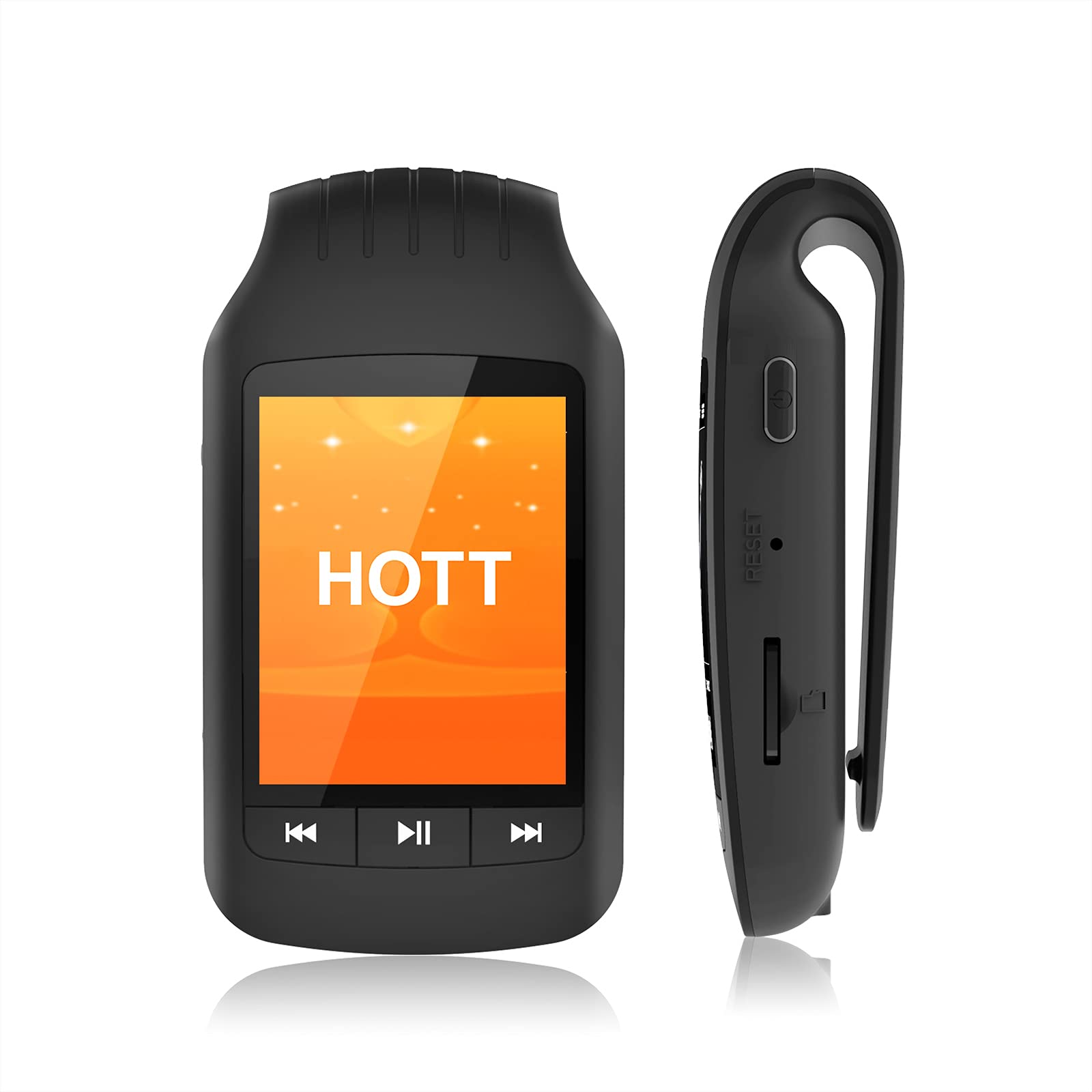 HOTT A505 8GB+32GB Bluetooth MP3 Player with Clip for Sport,