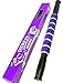 Elite Rubber Calf Roller - Purple, Massage Stick for Legs and Sore Muscles, Shin Roller for Shin Splints