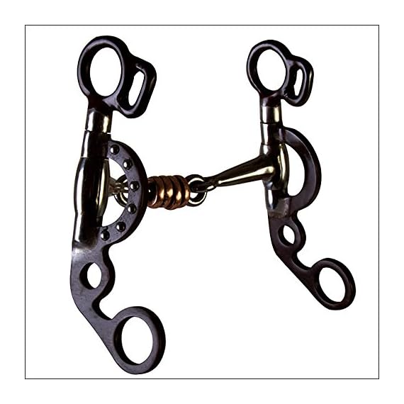 HILASON-ARGENTINE-DOG-BONE-SNAFFLE-MOUTH-WESTERN-HORSE-BIT